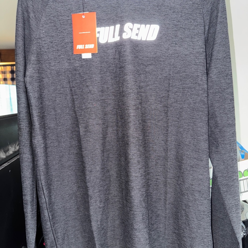 Gray Full Send Mens shirt